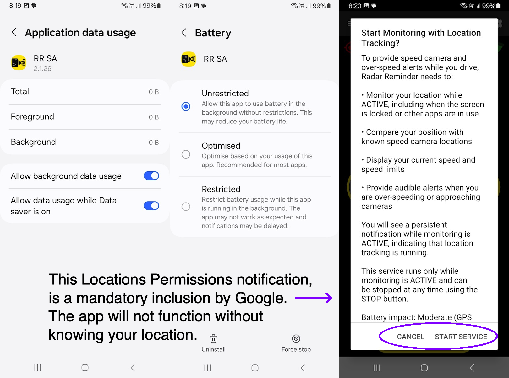 Image 2 - Radar Reminder Feature